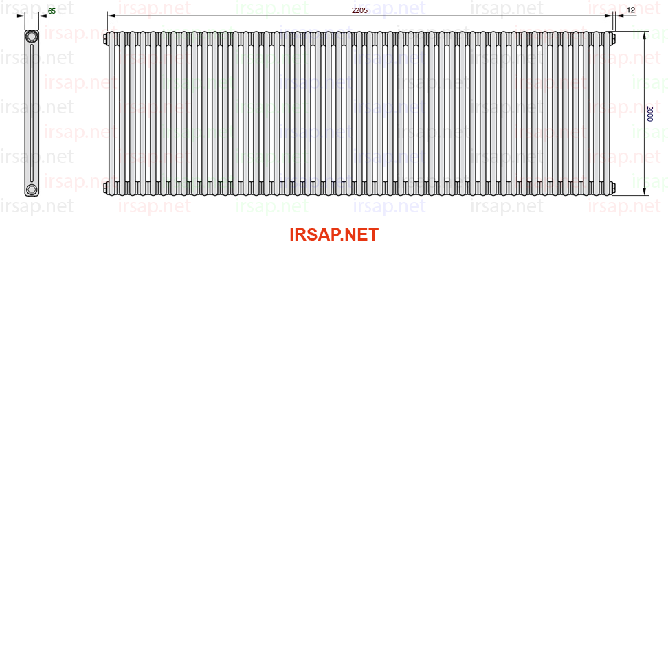 Радиатор IRSAP Tesi 22000/49 T12 CL 01